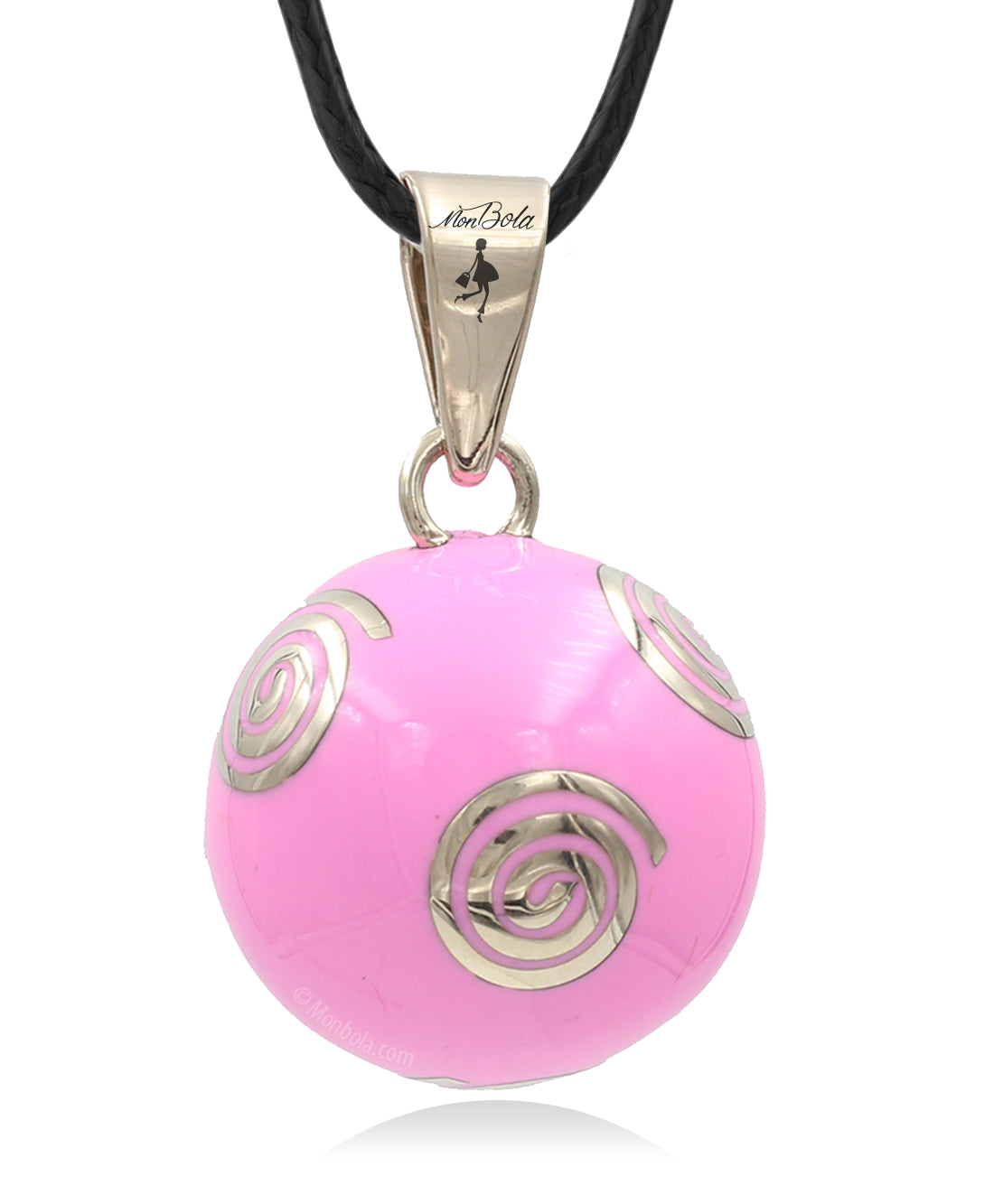 Bola de grossesse Fuschia Tourbillon Argenté